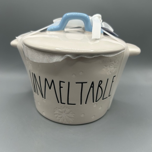 Rae Dunn Disney Frozen Olaf Snowman UNMELTABLE Small Baking Dish NEW - Picture 3 of 3